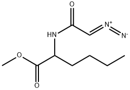 DIAZOACETYL-DL-NLE-OME Struktur