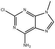 2-Chloro-9-methyl-9H-purin-6-amine Struktur