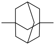 1,3-Dimethyladamantane Struktur