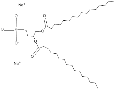 DL-BETA,GAMMA-DIPALMITOYL-ALPHA-PHOSPHATIDIC ACID DISODIUM SALT Struktur