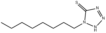 1-OCTYL-5-MERCAPTO-1H-TETRAZOLE Struktur