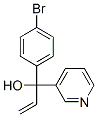 alpha-(4-bromophenyl)-alpha-vinylpyridine-3-methanol Struktur