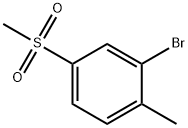 2-Bromo-4-(methylsulfonyl)toluene Struktur