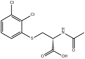 N-acetyl-S-(2,3-dichlorophenyl)cysteine Struktur