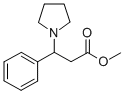 METHYL 3-PHENYL-3-(PYRROLIDIN-1-YL)PROPANOATE Struktur