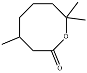 4,8,8-Trimethyloxocan-2-one Struktur