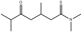 Heptanethioamide,  N,N,3,6-tetramethyl-5-oxo- Struktur