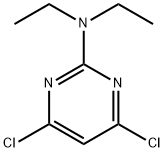 (4,6-DICHLORO-PYRIMIDIN-2-YL)-DIETHYLAMINE Struktur