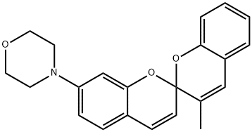 4-(3'-methyl-2,2'-spirobi[2H-1-benzopyran]-7-yl)morpholine  Structure