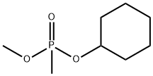 Cyclohexyl methyl methylphosphonate Struktur