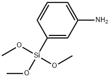 M-AMINOPHENYLTRIMETHOXYSILANE Struktur