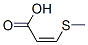 (Z)-3-(Methylthio)acrylic acid Struktur