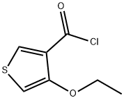 3-Thiophenecarbonylchloride,4-ethoxy-(9CI) Struktur