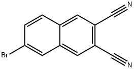 6-BROMO-2,3-DICYANONAPHTHALENE Struktur