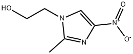 2-(2-METHYL-4-NITRO-IMIDAZOL-1-YL)-ETHANOL Struktur