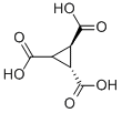 1,2,3-cyclopropanetri-carboxylic acid Struktur