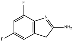 2-AMINO-5,7-DIFLUORO INDOLE Struktur