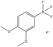 Potassium (3,4-dimethoxyphenyl)trifluoroboranuide Struktur