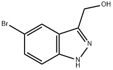 1H-Indazole-3-Methanol, 5-broMo- Struktur