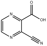 Pyrazinecarboxylic acid, 3-cyano- (9CI) Struktur