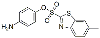 2-(4-aminophenyl)-6-methylbenzothiazolesulphonic acid Struktur