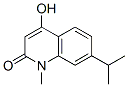 2(1H)-Quinolinone, 4-hydroxy-1-methyl-7-(1-methylethyl)- (9CI) Struktur