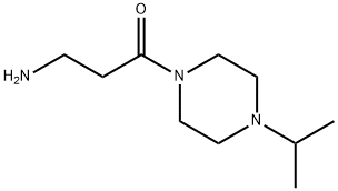 3-AMINO-1-(4-ISOPROPYL-PIPERAZIN-1-YL)-1-PROPANONE 2 HCL Struktur