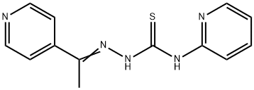 methyl 4-pyridylketone 4-[2-pyridyl]-3-thiosemicarbazone Struktur