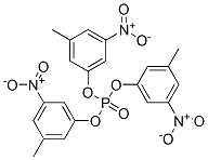 Phosphoric acid tris(3-methyl-5-nitrophenyl) ester Struktur