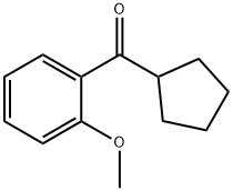 CYCLOPENTYL 2-METHOXYPHENYL KETONE Struktur