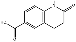 2-oxo-1,2,3,4-tetrahydroquinoline-6-carboxylic acid Struktur