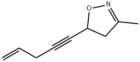 2-Isoxazoline, 3-methyl-5-(4-penten-1-ynyl)- (7CI,8CI) Struktur