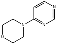 Morpholine, 4-(4-pyrimidinyl)- (9CI) Struktur