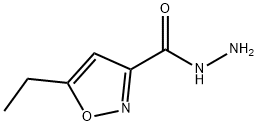 3-Isoxazolecarboxylicacid,5-ethyl-,hydrazide(9CI) Struktur