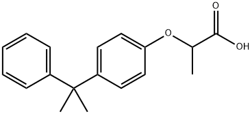 2-[4-(1-METHYL-1-PHENYLETHYL)PHENOXY]PROPANOICACID Struktur