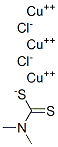 Tricopper dichloride dimethyldithiocarbamate Struktur