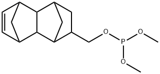 dimethyl (1,2,3,4,4a,5,8,8a-octahydro-1,4:5,8-dimethanonaphthalen-2-yl)methyl phosphite  Struktur