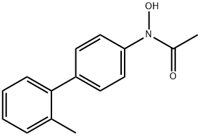 N-(2'-Methylbiphenyl-4-yl)acetohydroxamic acid Struktur