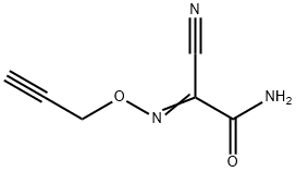 Acetamide,  2-cyano-2-[(2-propynyloxy)imino]-  (9CI) Struktur