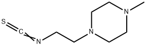 Piperazine, 1-(2-isothiocyanatoethyl)-4-methyl- (9CI) Struktur