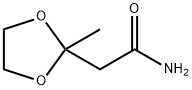 2-Methyl-1,3-dioxolane-2-acetaMide Struktur