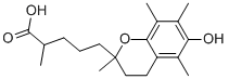 5-(6-HYDROXY-2,5,7,8-TETRAMETHYL-CHROMAN-2-YL)-2-METHYL-PENTANOIC ACID Struktur