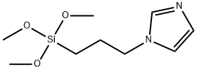 N-(TRIMETHOXYSILYLPROPYL)IMIDAZOLE Struktur