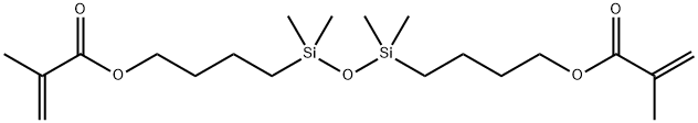 1,3 BIS(4-METHACRYLOXYBUTYL)TETRAMETHYLDISILOXANE Struktur