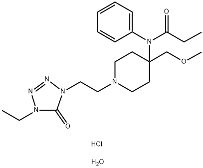 ALFENTANIL HYDROCHLORIDE CII (500 MG) Struktur