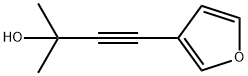 3-Butyn-2-ol, 4-(3-furanyl)-2-methyl- (9CI) Struktur