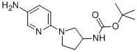 (3RS)-TERT-BUTYL 1-(5-AMINOPYRIDIN-2-YL)PYRROLIDIN-3-YLCARBAMATE Struktur