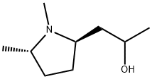 2-Pyrrolidinepropanol,1,5-dimethyl-,(2R,5S)-(9CI) Struktur