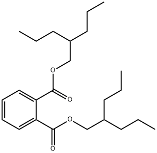 DI-N-2-PROPYLPENTYLPHTHALATE Struktur