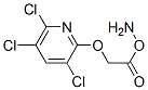 amino 2-(3,5,6-trichloropyridin-2-yl)oxyacetate Struktur